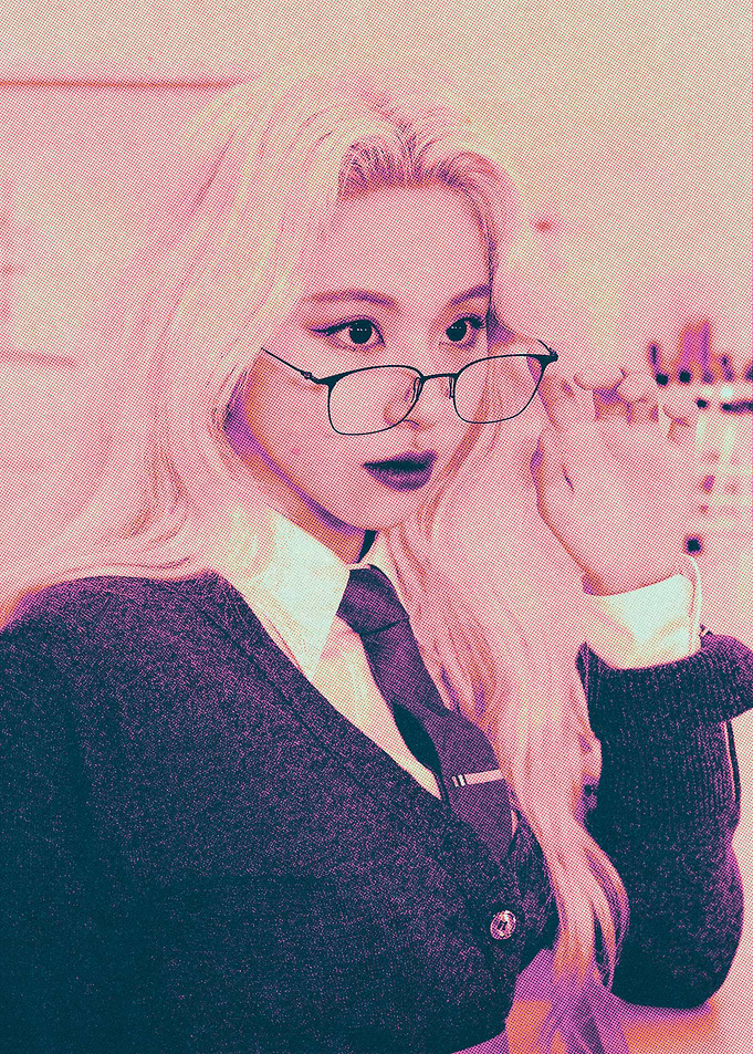 Woman in Glasses and Tie
