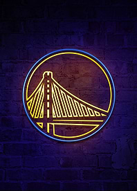 Golden State Warriors Bay Area Neon