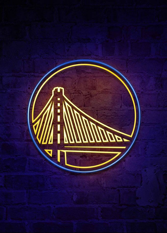 Golden State Warriors Bay Area Neon