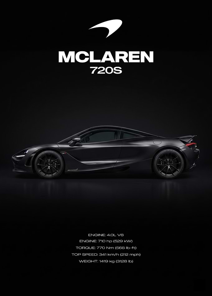 McLaren 720S Side Profile