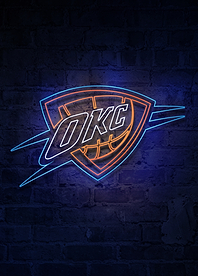 Oklahoma City Thunder Loud City Neon