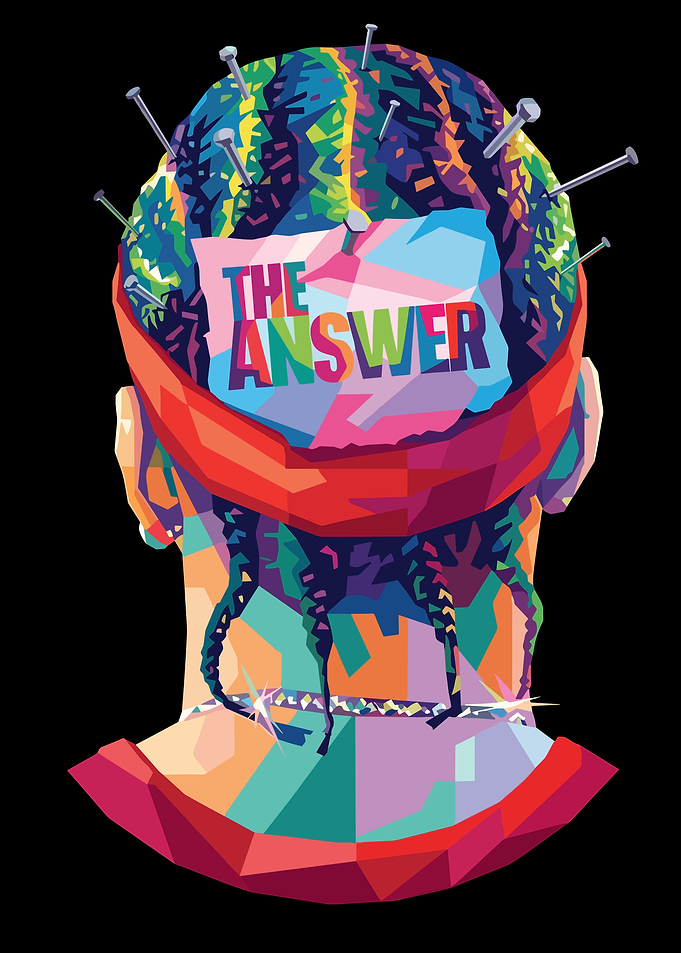 The Answer Brain Art