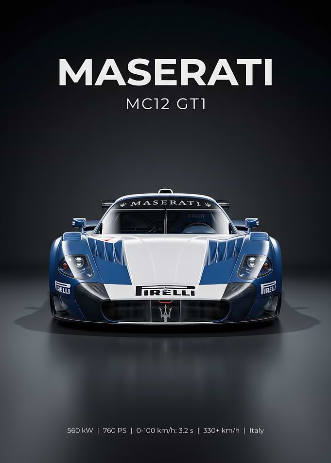 Maserati MC12 GT1 Race Car