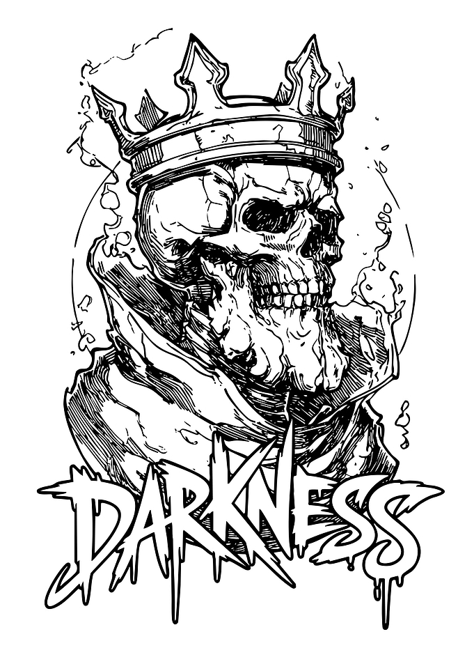 Darkness Skull King Crown