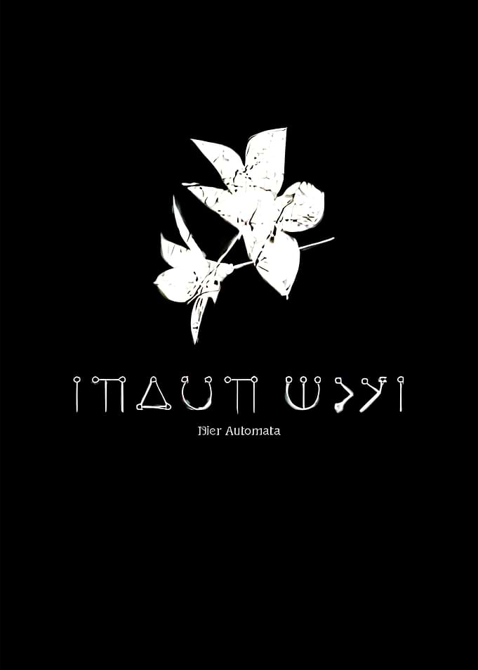Nier Automata White Flowers and Symbols