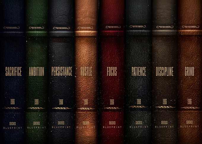 Inspirational Book Spines Motivational Art