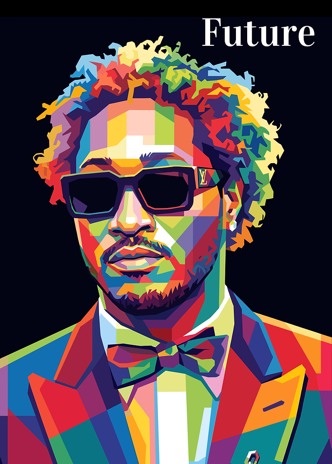 Future Pop Art Portrait
