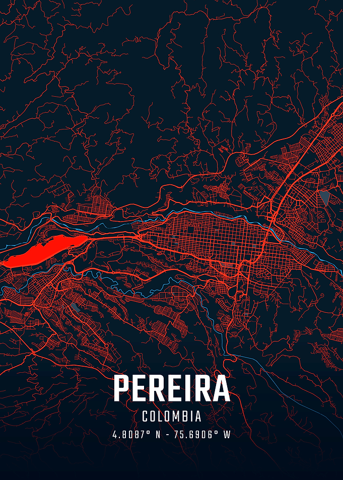 Pereira Colombia City Map