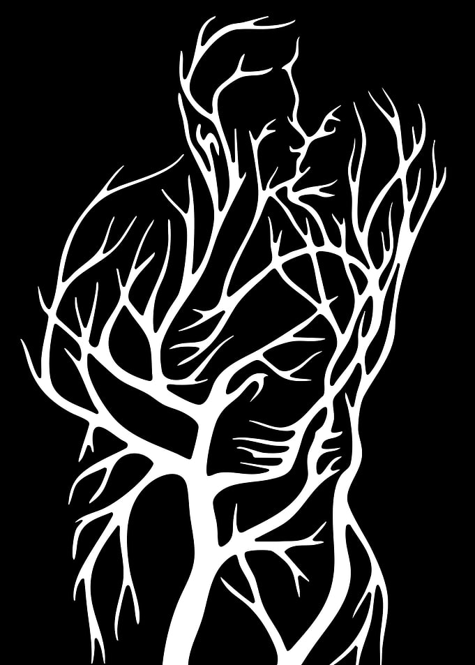 Tree-like Couple Embracing