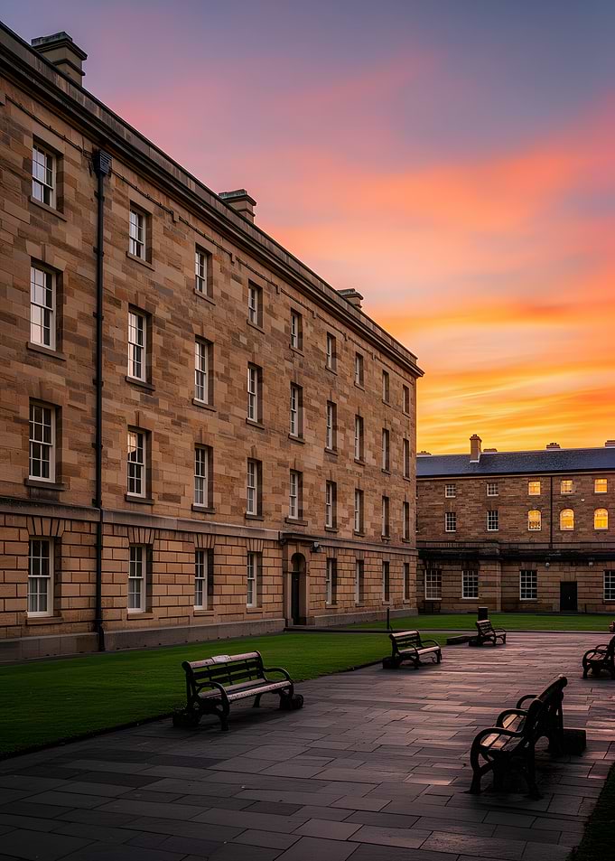Courtyard at Sunset
