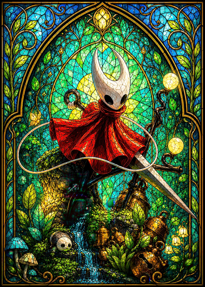 Hornet Stained Glass Art