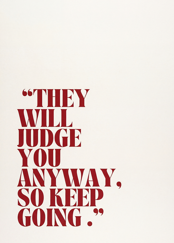 Keep going Motivational Art Quote