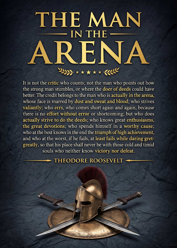 The Man in the Arena Quote