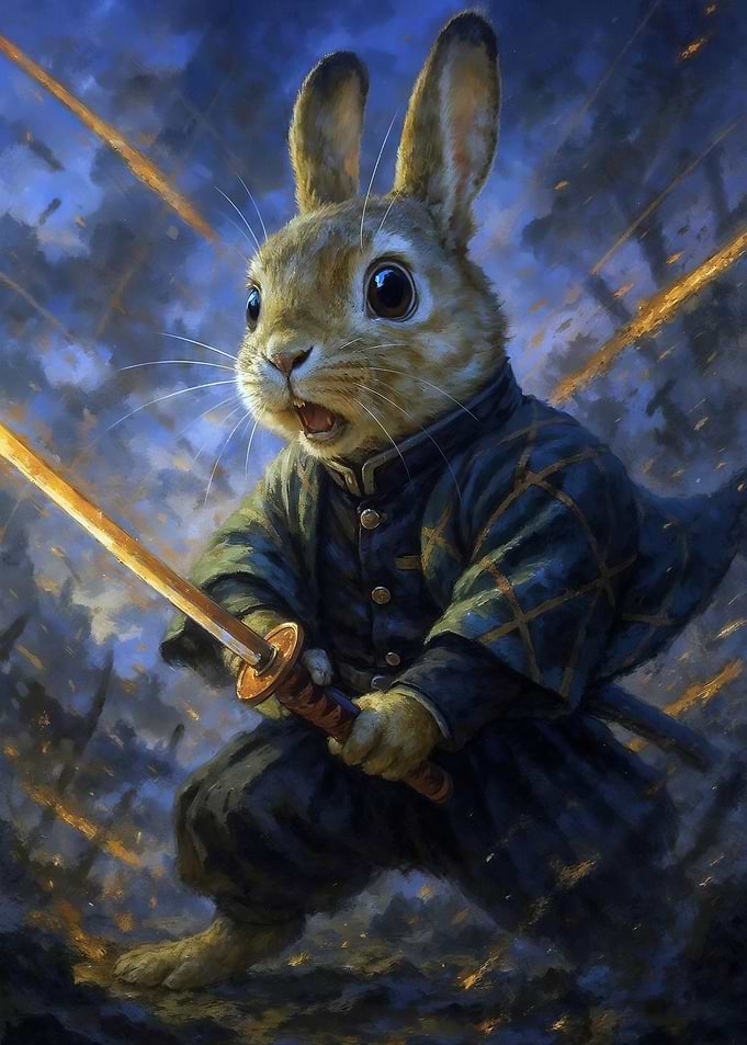Samurai Rabbit Warrior