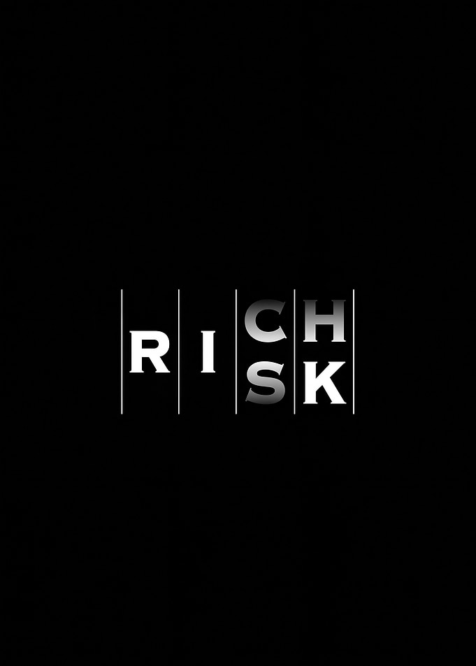 Rich Risk Motivational Text Art