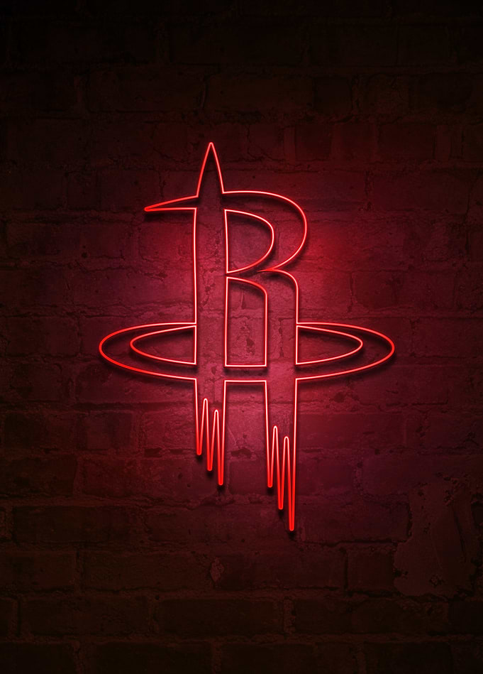 Houston Rockets Clutch City Neon