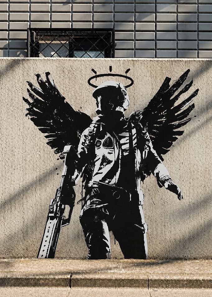 Arc Raiders Banksy Inspired Artwork