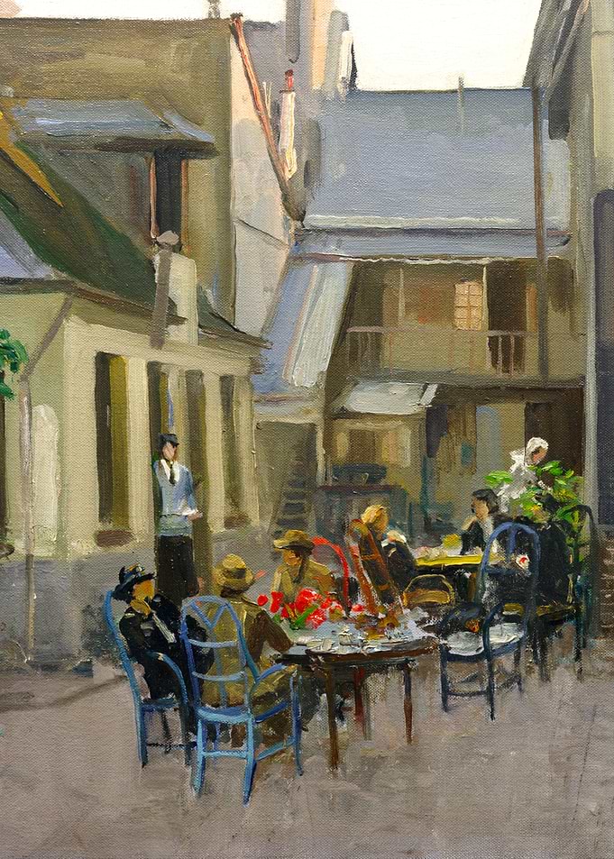 Red Cross Hostel, Rouen, 1919 by John Lavery WW1 Historical Painting