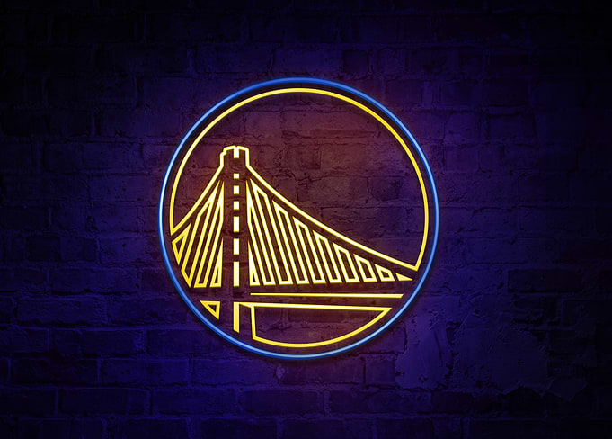 Golden State Warriors Bay Area Neon