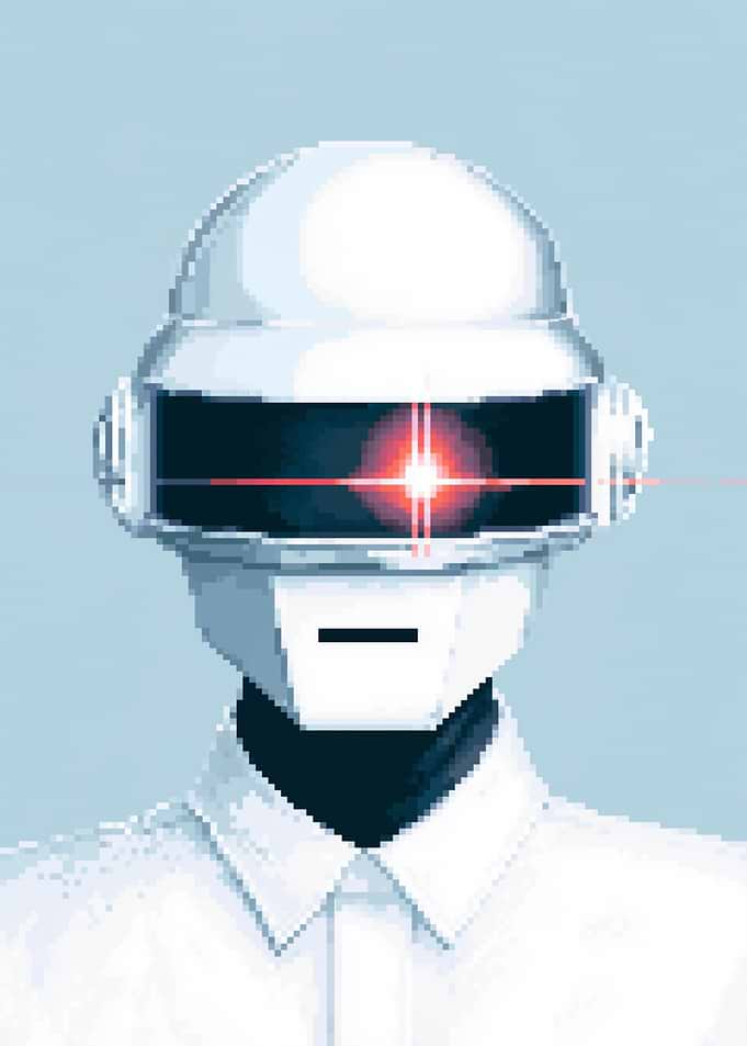 daft punk Pixel Art