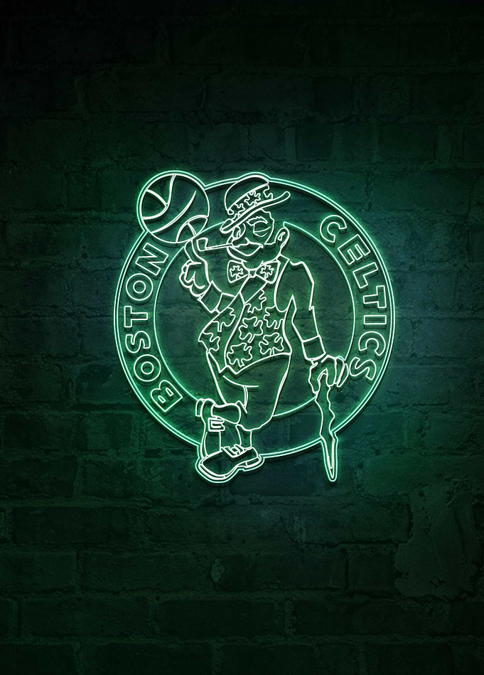 Boston Celtics Lucky Neon