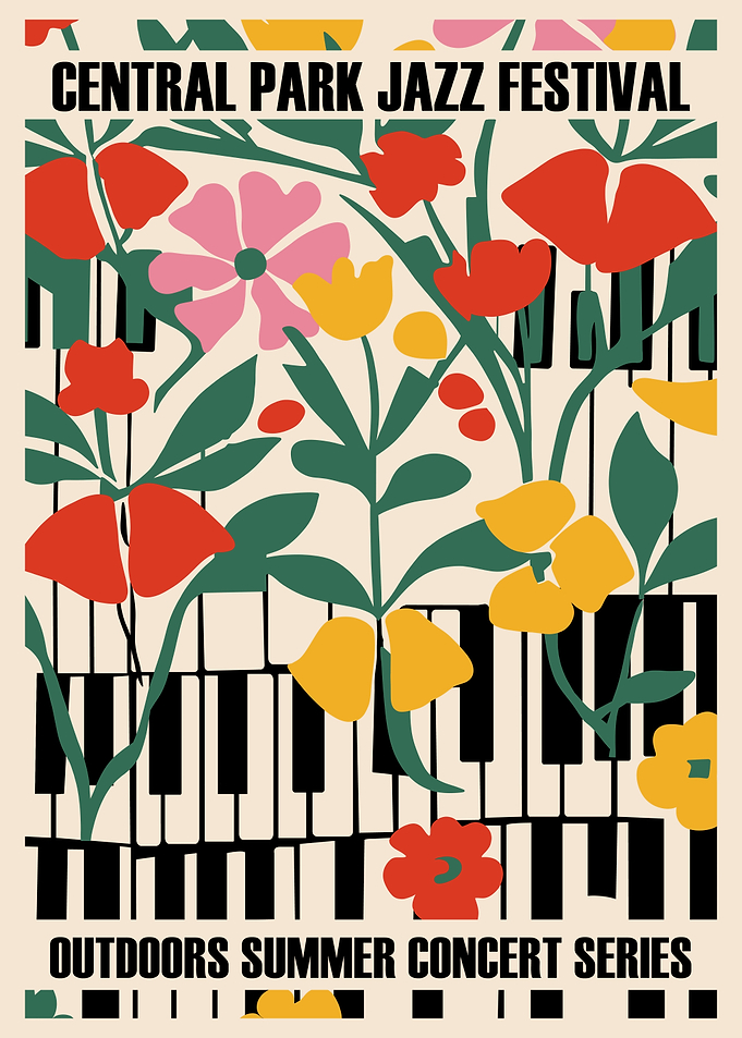 Central Park Jazz Festival Poster