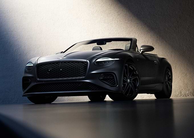 Matte Black Bentley Convertible
