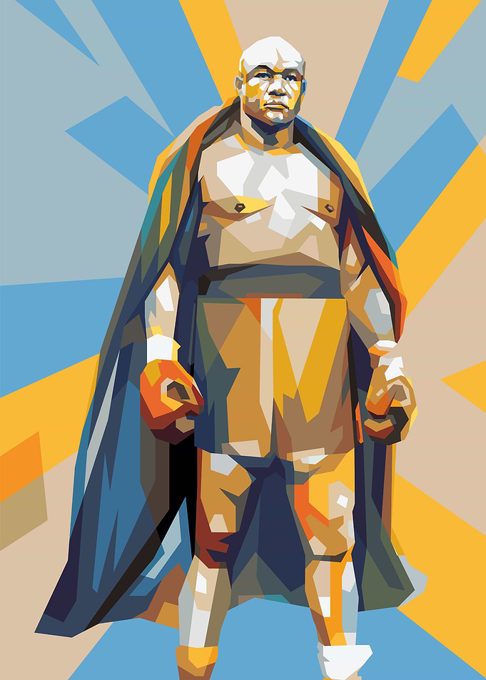 Boxer in a Cape