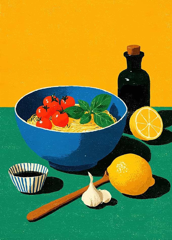 Pasta with Tomatoes and Lemon