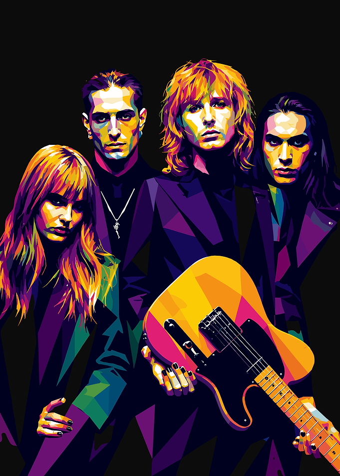 Måneskin Band Portrait