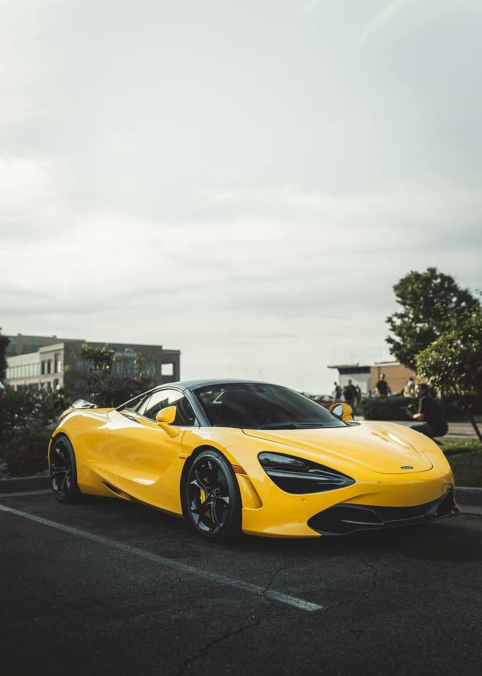 Yellow McLaren Sports Car