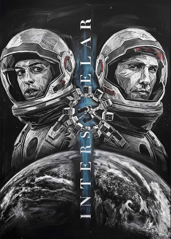 Interstellar Movie Poster Art