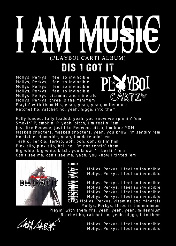 Playboi Carti I Am Music Album Art