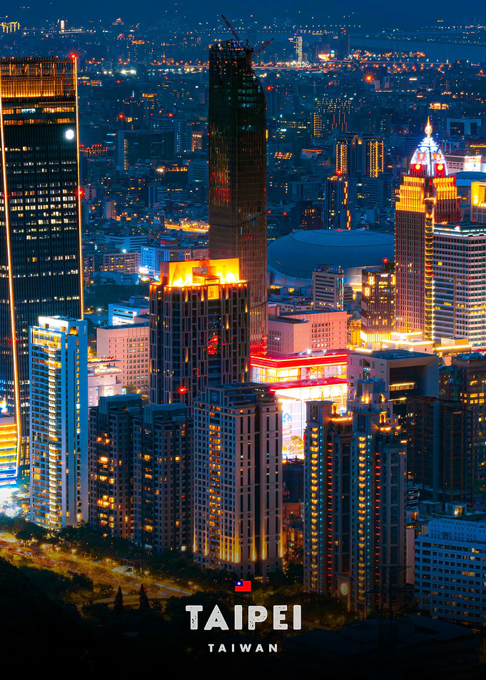 Taipei Cityscape at Night