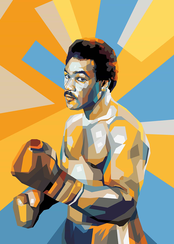 Pop Art Boxer Portrait