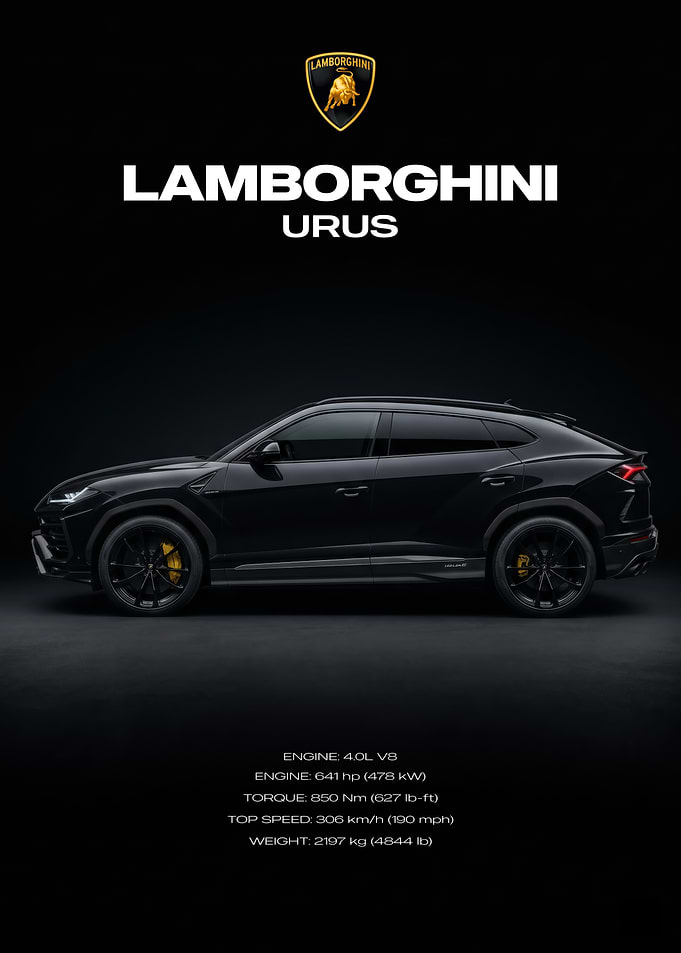 Lamborghini Urus Side Profile