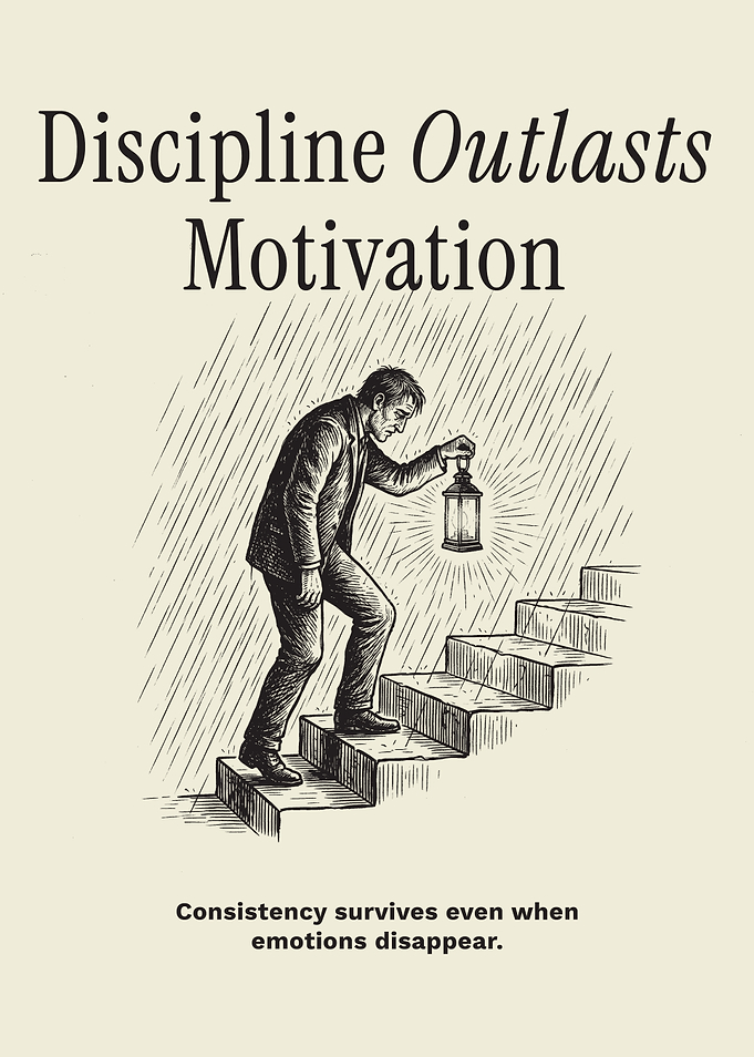 Discipline Outlasts Motivation
