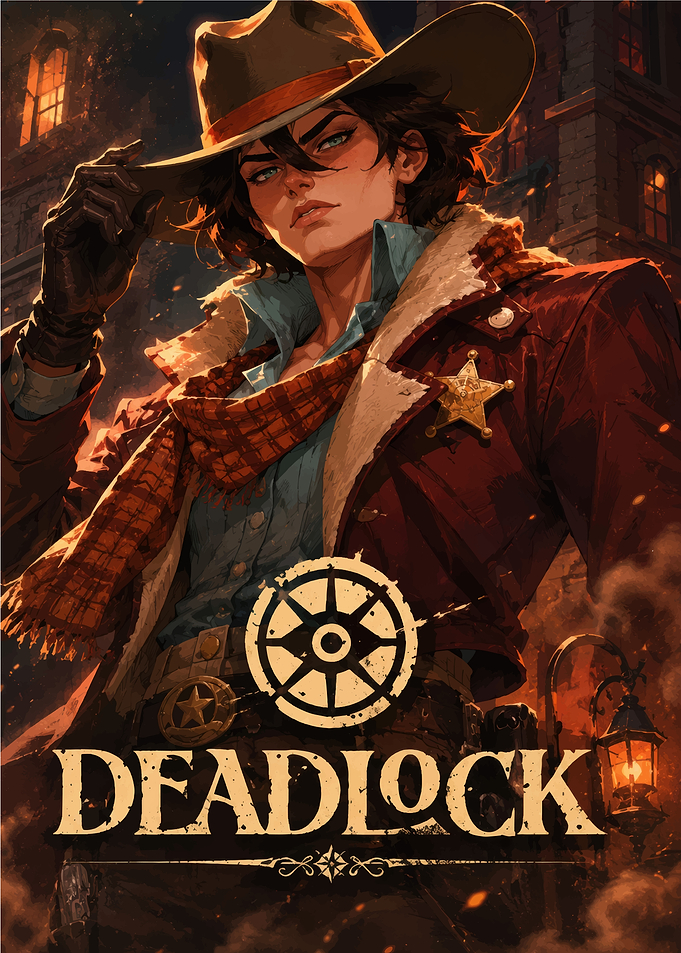 Deadlock Cowboy Sheriff Poster