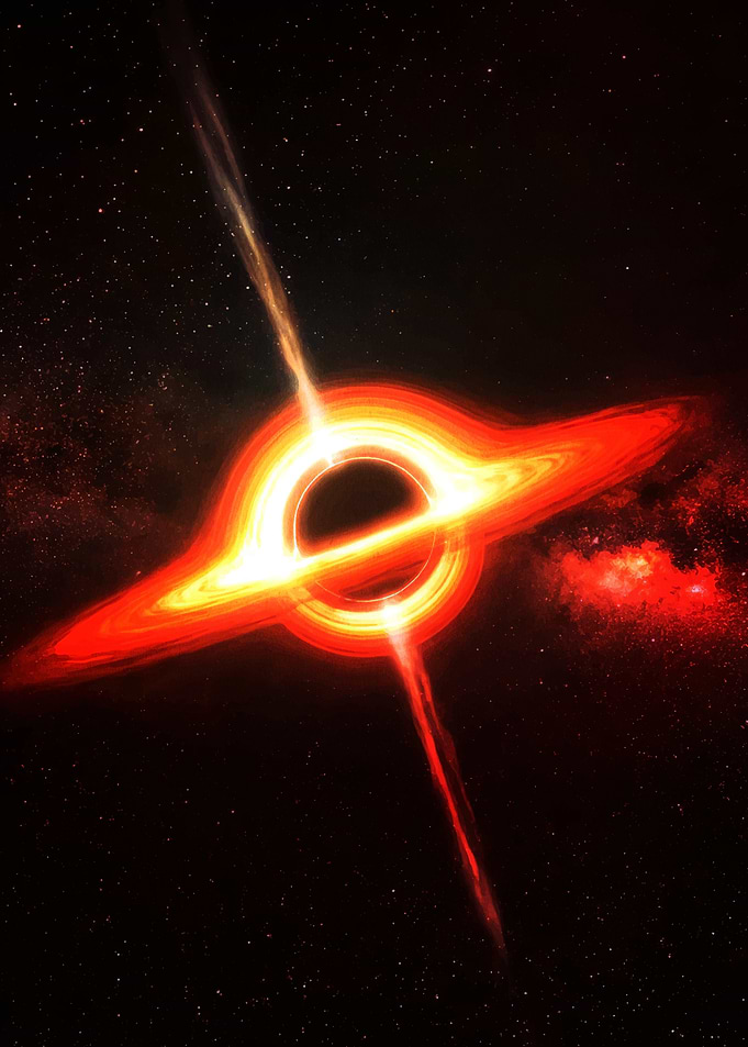 Black Hole with Accretion Disk and Jets