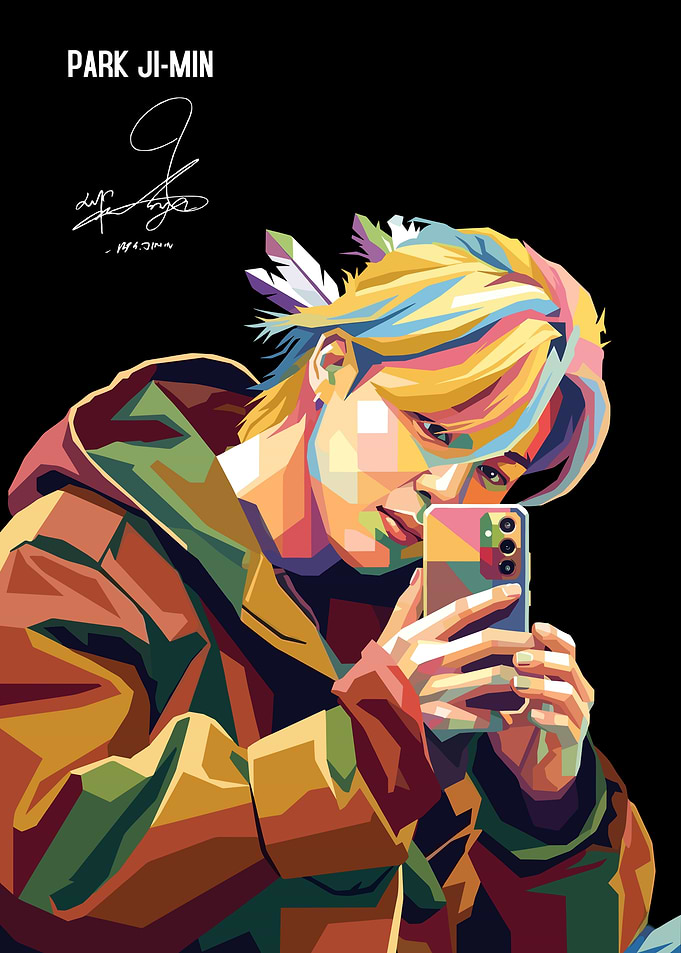 Park Ji-Min Pop Art Portrait