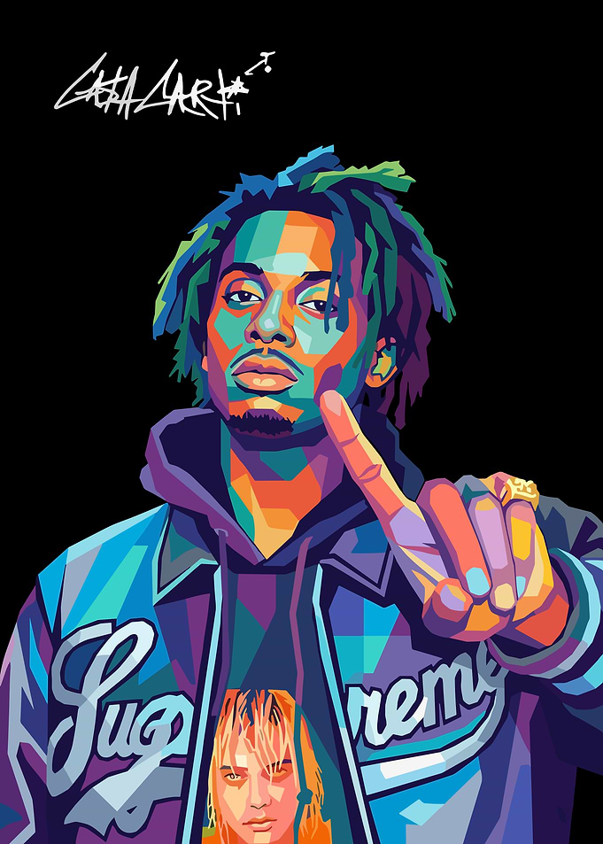 Playboi Carti WPAP Portrait