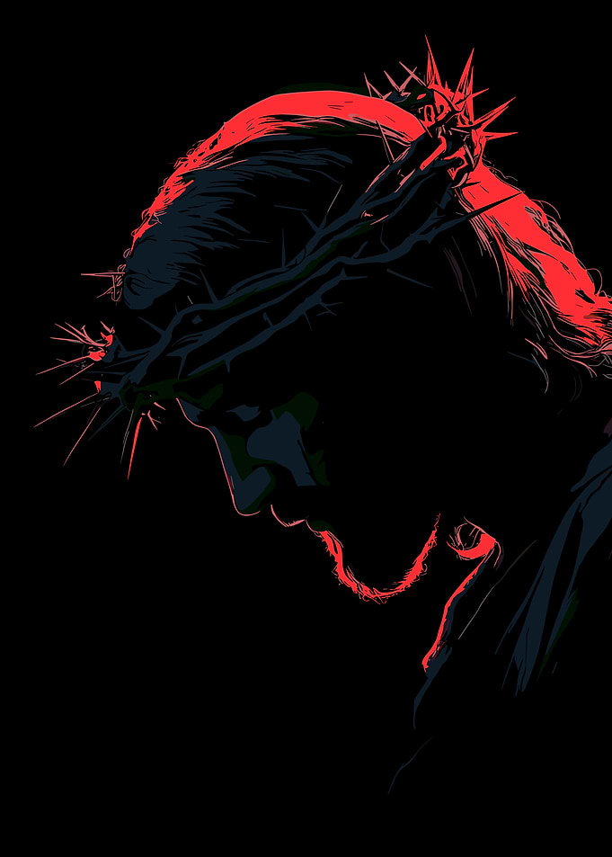 Jesus Christ with Crown of Thorns