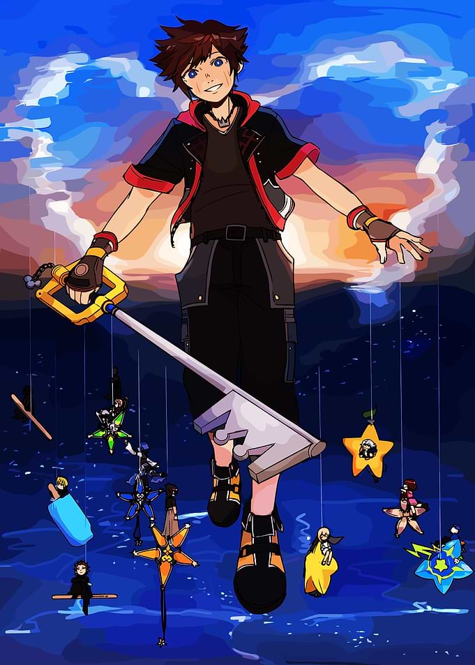 Sora and Keyblade Mobile