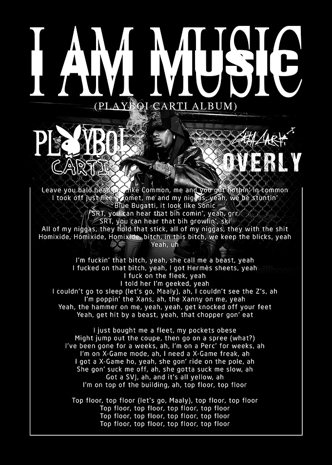 Playboi Carti I Am Music Album Art