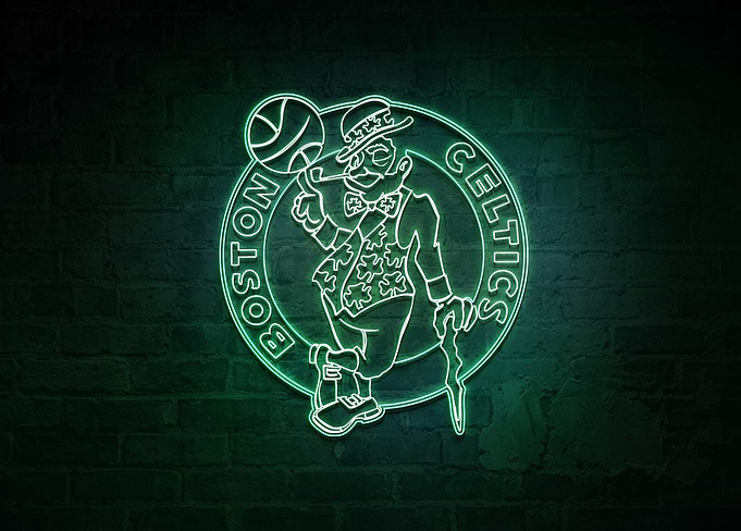 Boston Celtics Lucky Neon