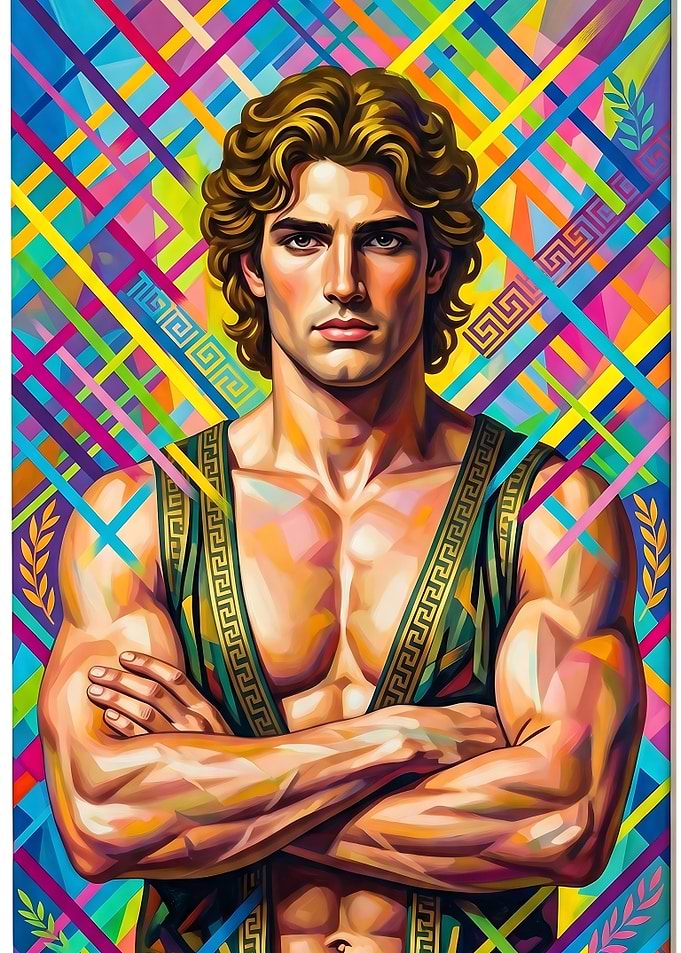 Greek God Portrait