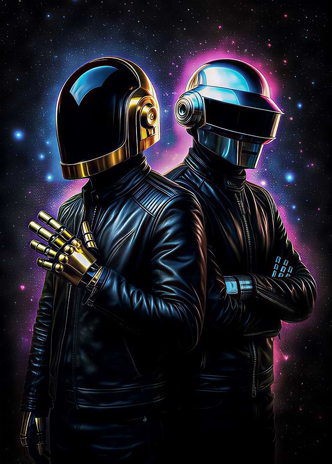 Daft Punk Electric in Space