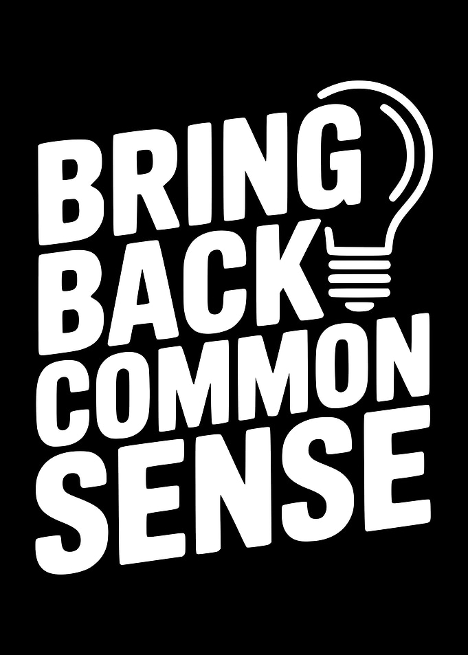 Bring Back Common Sense Lightbulb