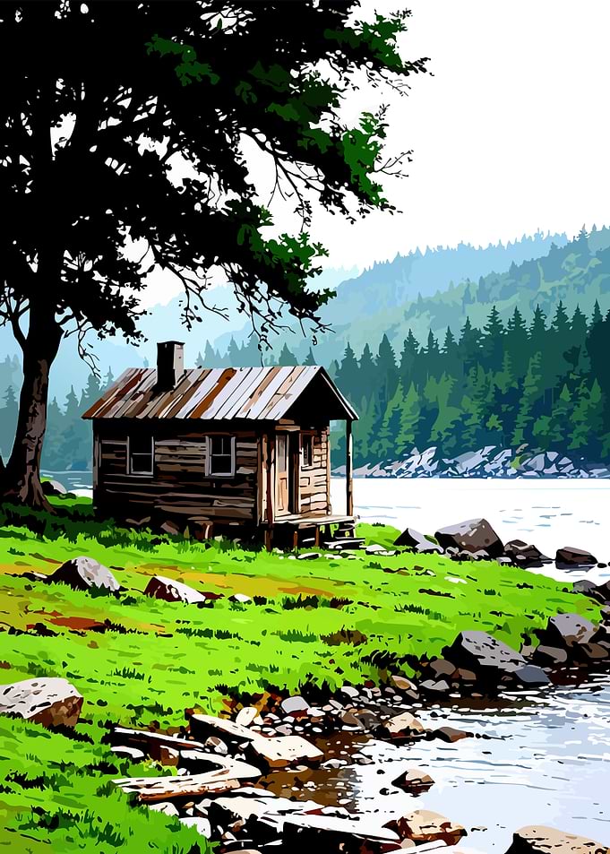 Rustic Cabin by the Lake