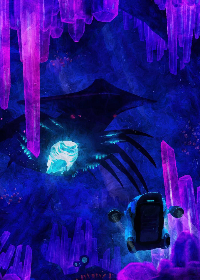 Underwater Cave Exploration